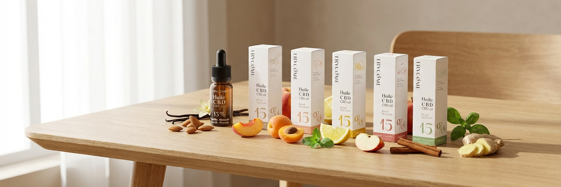 Huile CBD Aromatisée