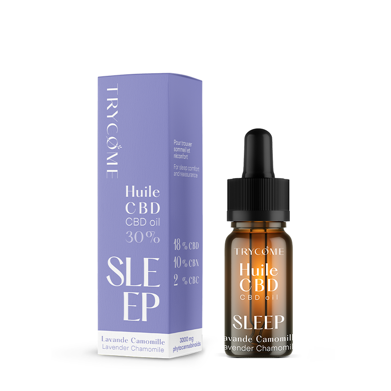 HUILES SLEEP 10 ML 18% CBD - trycome.fr | CBD de haute qualité