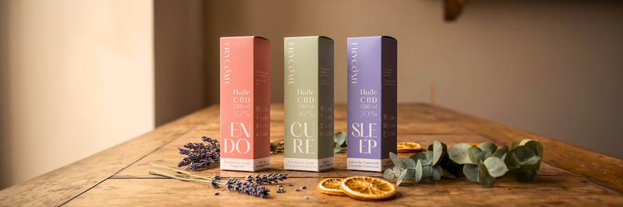 Gamme Huiles CBD Focus Trycome