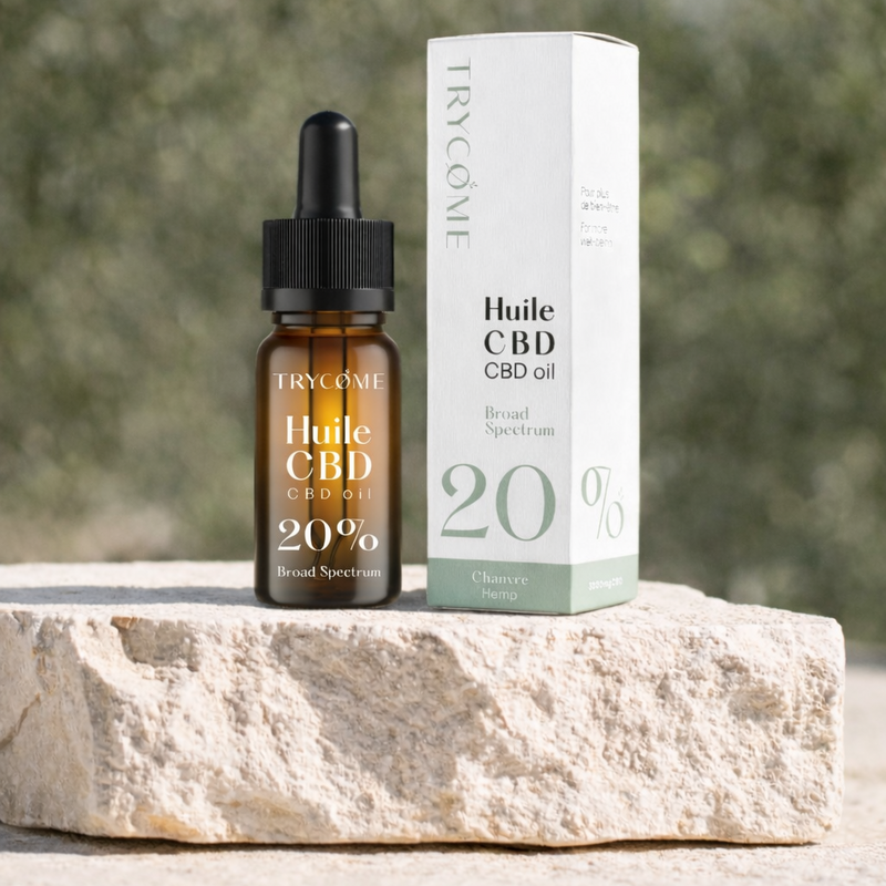Huile CBD Broad Spectrum 20% - trycome.fr | CBD de haute qualité