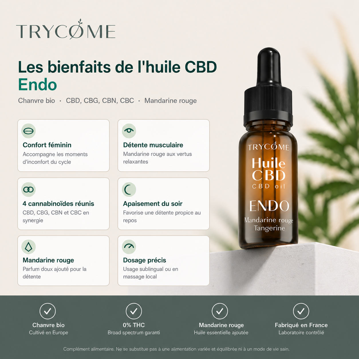 Huile CBD Broad Spectrum – Endo