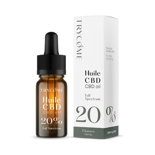Huile CBD Full Spectrum 20% - trycome.fr | CBD de haute qualité