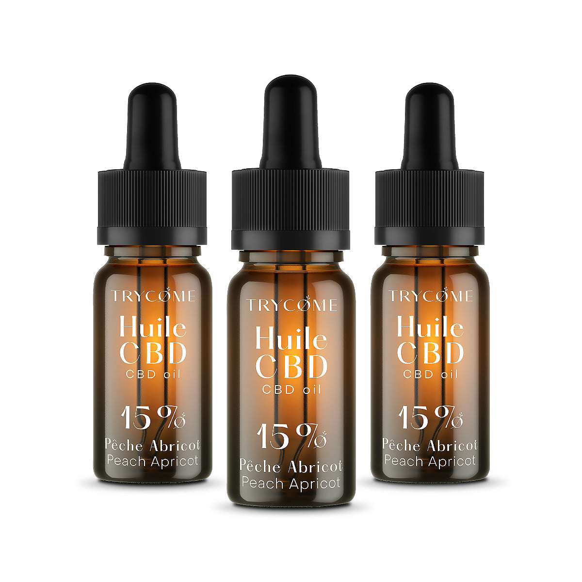 Huile CBD Aromatisée - Pêche abricot