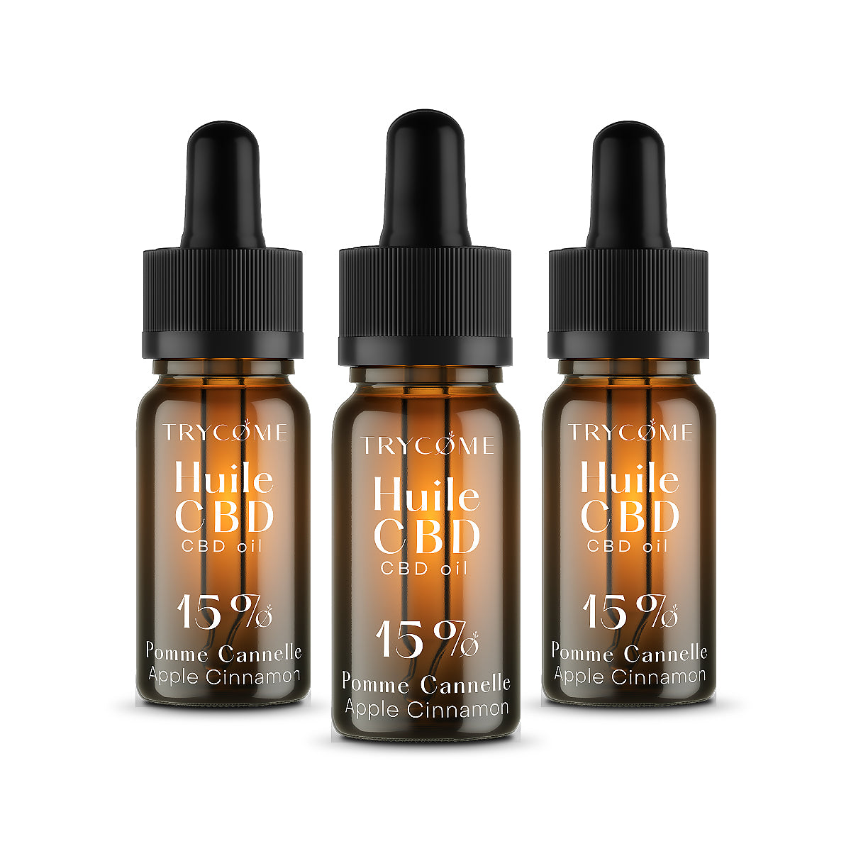 Huile CBD Aromatisée - Pomme Cannelle