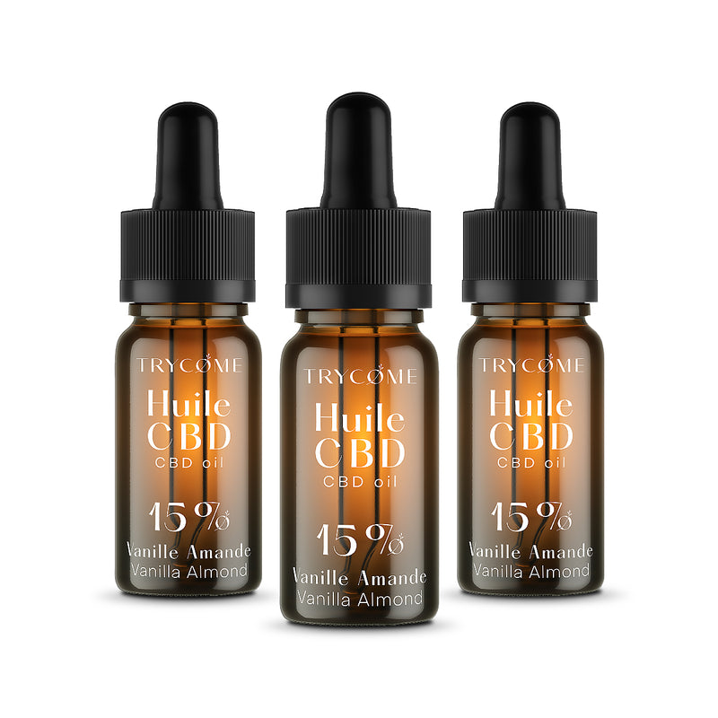 Huiles CBD Aromatisées - Vanille Amande