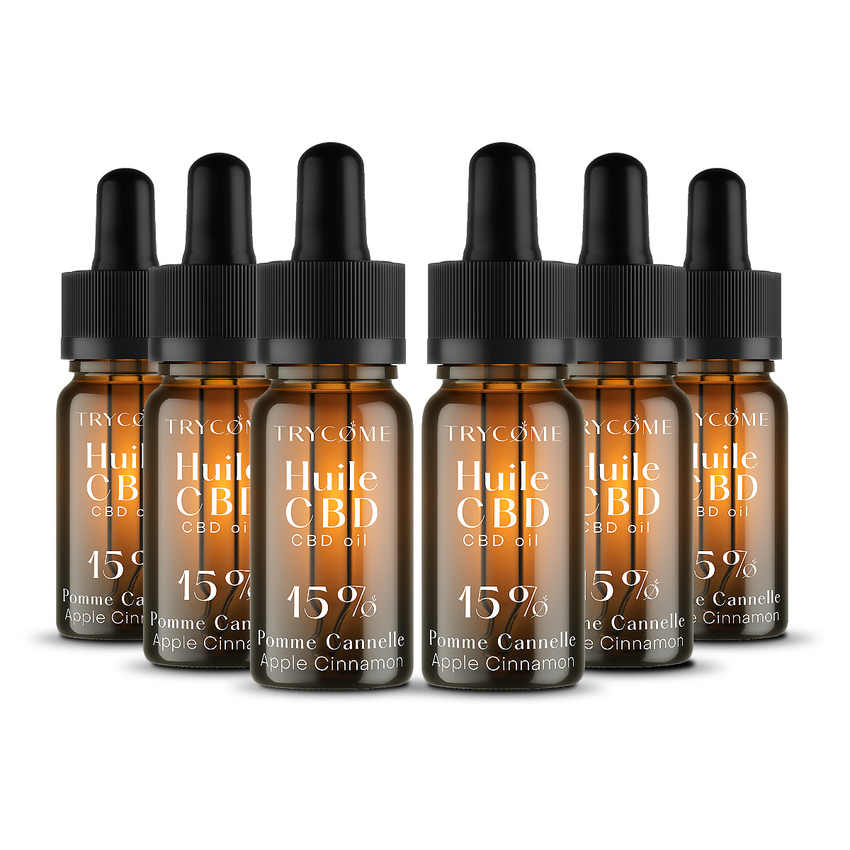 Huile CBD Aromatisée - Pomme Cannelle