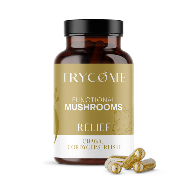 Functional Mushrooms RELIEF - trycome.fr | CBD de haute qualité