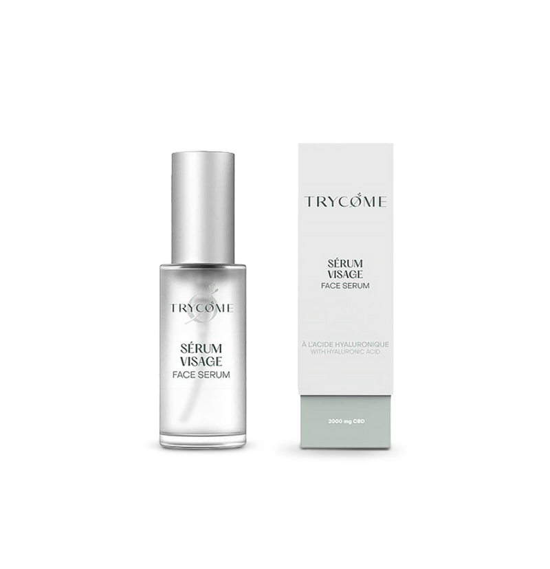 FACE SERUM 50ml 2000mg CBD - trycome.fr | CBD de haute qualité