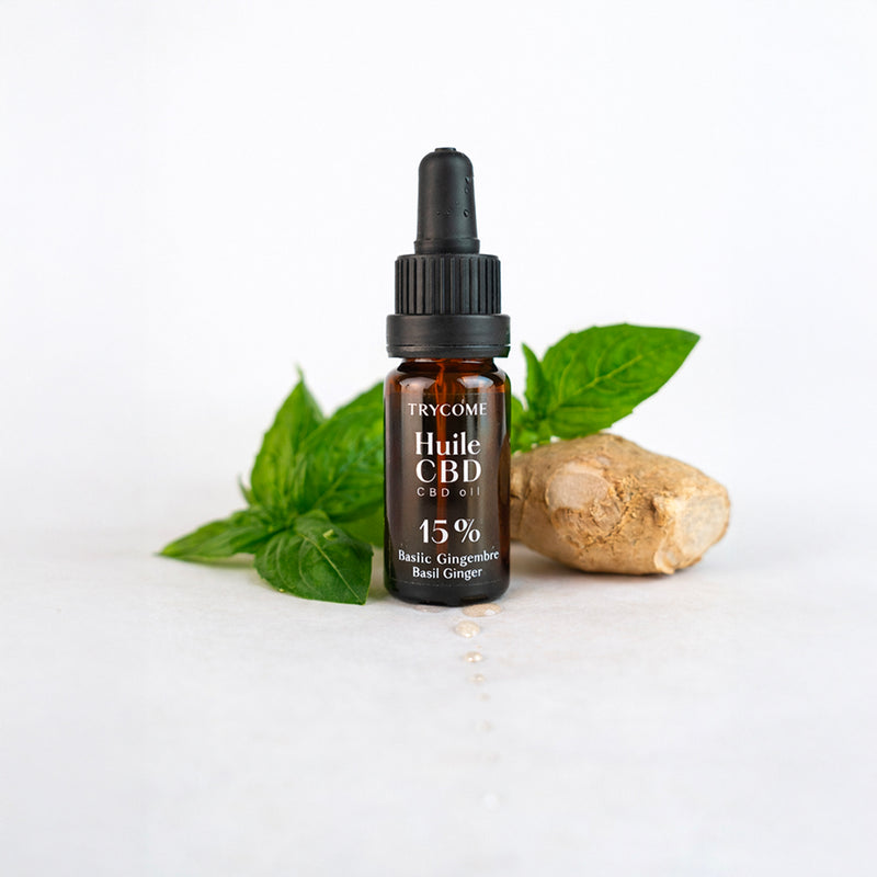 Huile CBD Aromatisée - Basilic Gimbembre - trycome.fr | CBD de haute qualité