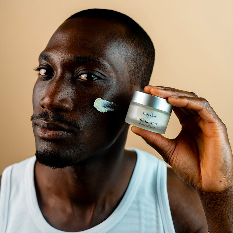 Crème Visage Anti-Âge Nuit CBD - trycome.fr | CBD de haute qualité