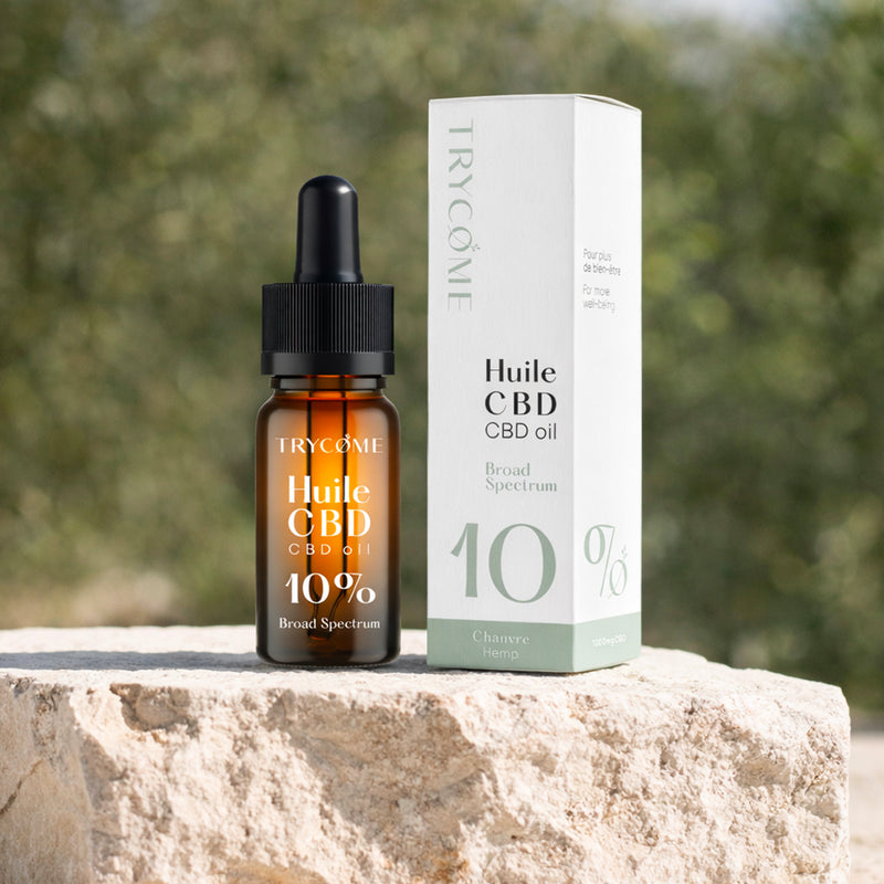 Huile CBD Broad Spectrum 10% - trycome.fr | CBD de haute qualité