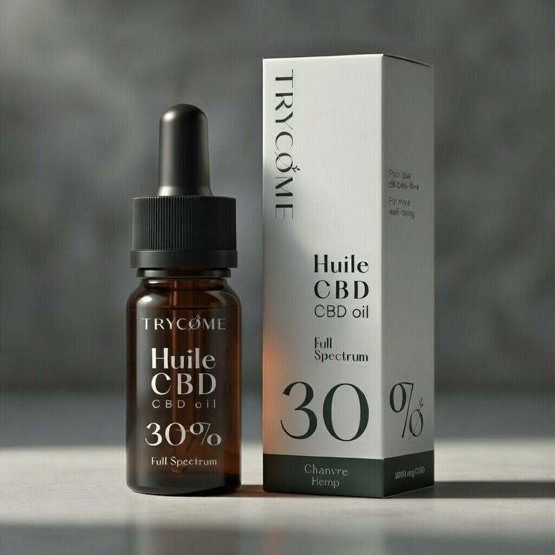 Huile CBD Full Spectrum 30% - trycome.fr | CBD de haute qualité