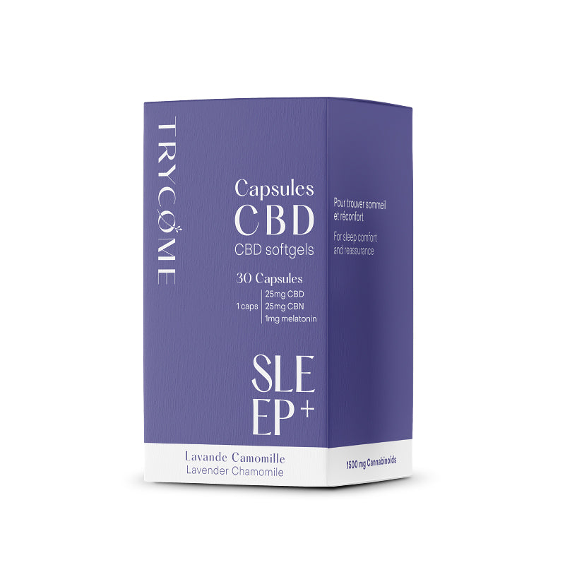 CAPSULES AU CBD 1500 MG SLEEP+