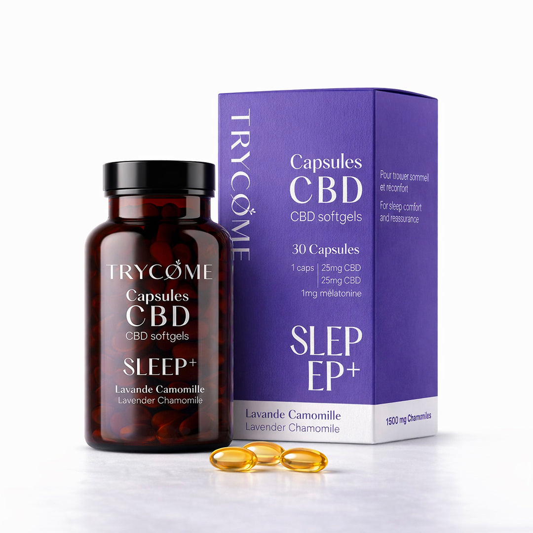 Gélules Sleep+ CBD - trycome.fr | CBD de haute qualité