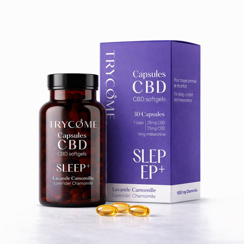 Gélules Sleep+ CBD - trycome.fr | CBD de haute qualité