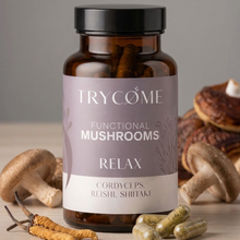 Functional Mushrooms RELAX - trycome.fr | CBD de haute qualité