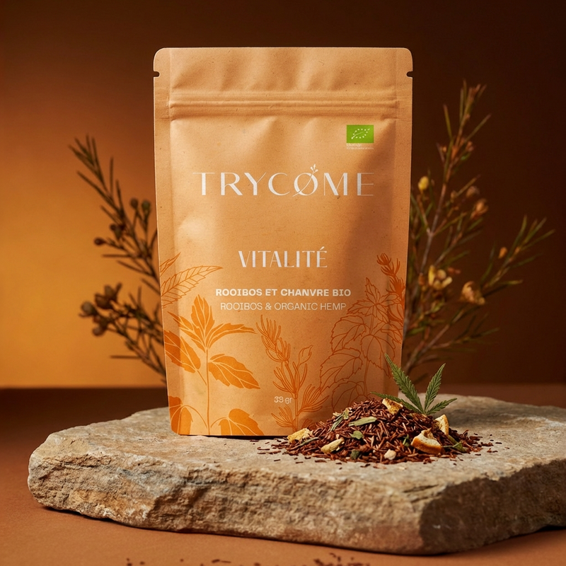 Infusion CBD Bio - Vitalité - trycome.fr | CBD de haute qualité