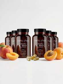 Capsules CBD Saveur Pêche-Abricot - trycome.fr | CBD de haute qualité